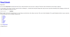 Desktop Screenshot of bangfriends.com